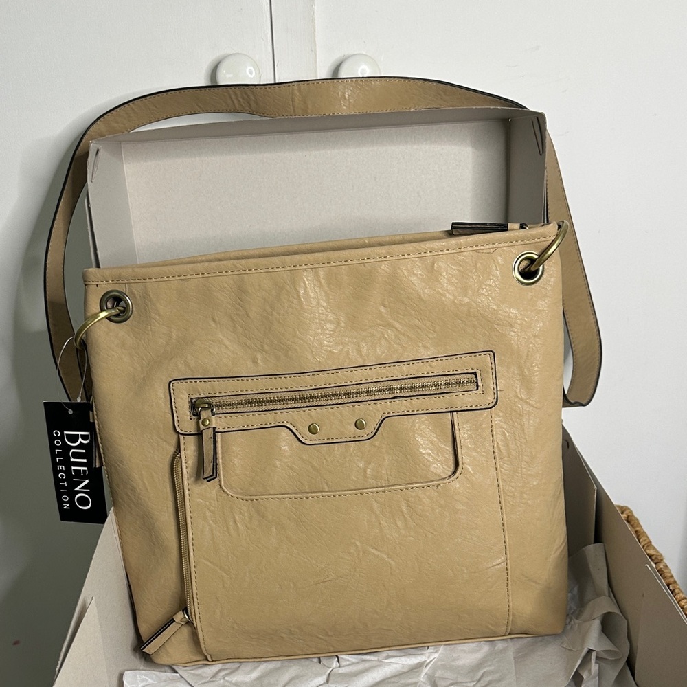 Bueno Beige Shoulder Bag‎